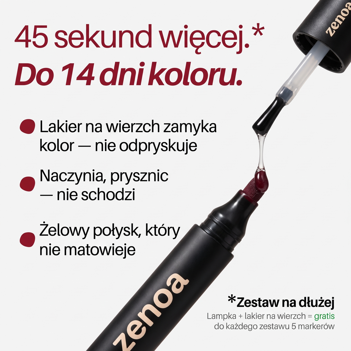 Zenōa Nail Pen — koniec z zalanymi skórkami i krzywą lewą ręką